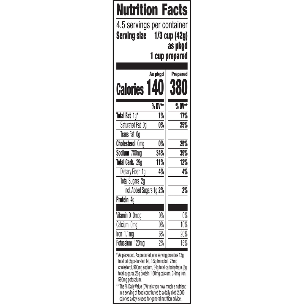 Hamburger Helper Cheeseburger Macaroni Pasta Meal 6.6 Oz
