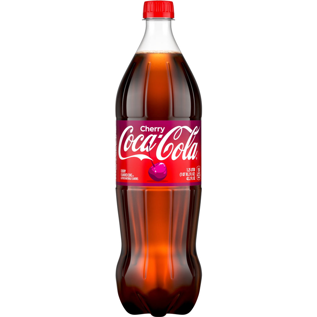 Cherry Soda Pop Bottle 1.25 Liters Coca-Cola