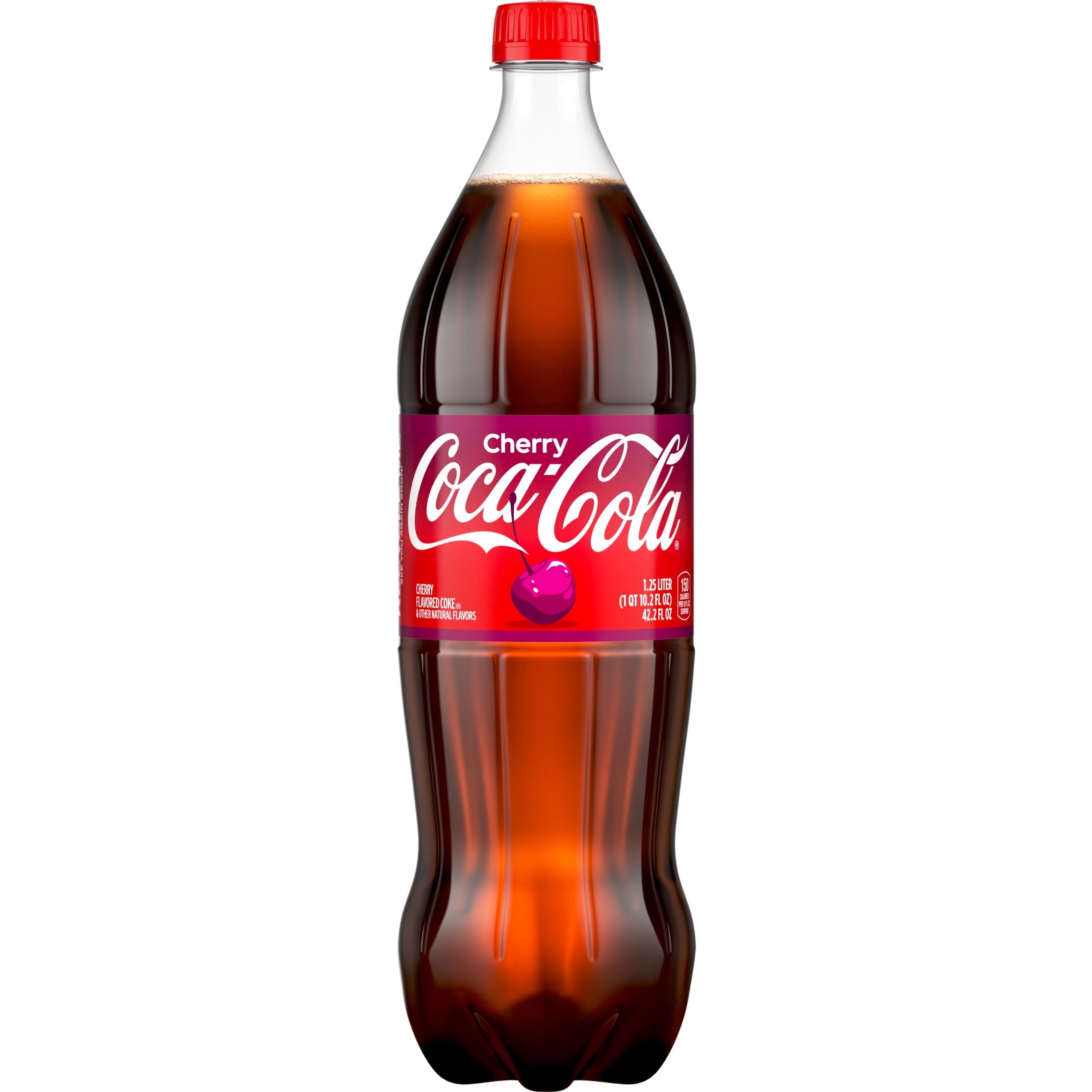 Cherry Soda Pop Bottle 1.25 Liters Coca-Cola