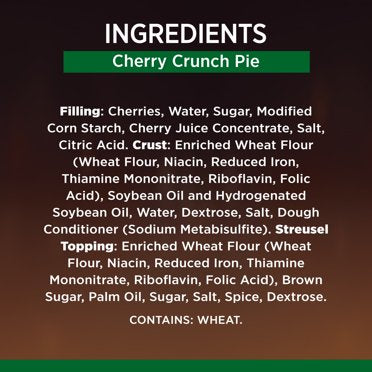 Cherry Crunch Pie 36 Oz Marie Callender's