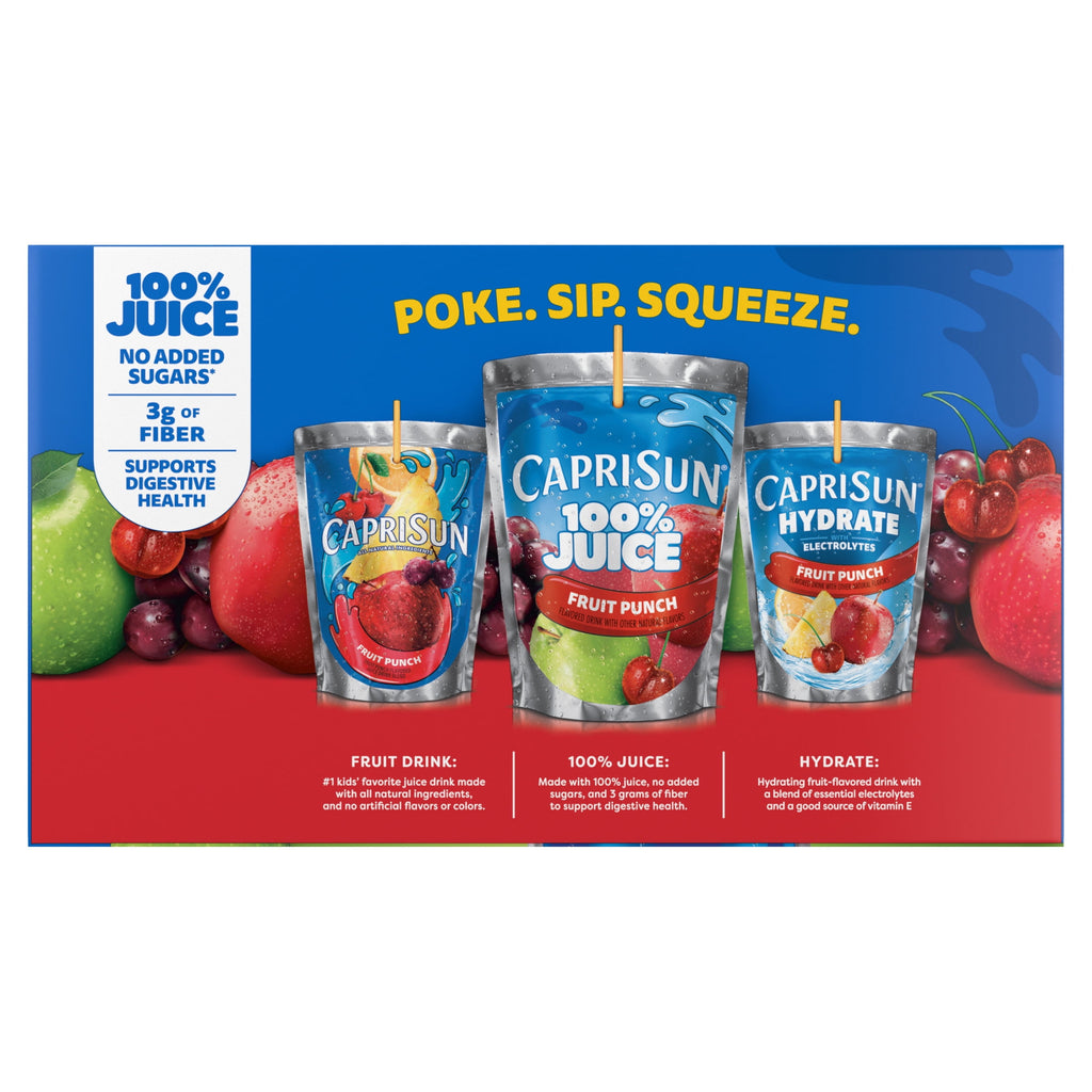 Capri Sun 100% Apple Juice From Concentrate Pulp-Free 6 fl oz 10 Pack