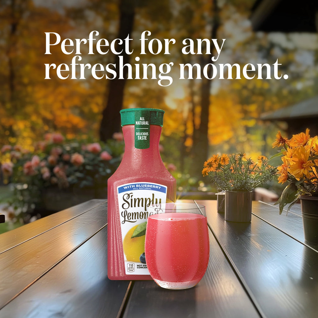 Simply Lemonade with Blueberry Bottle 52 fl oz