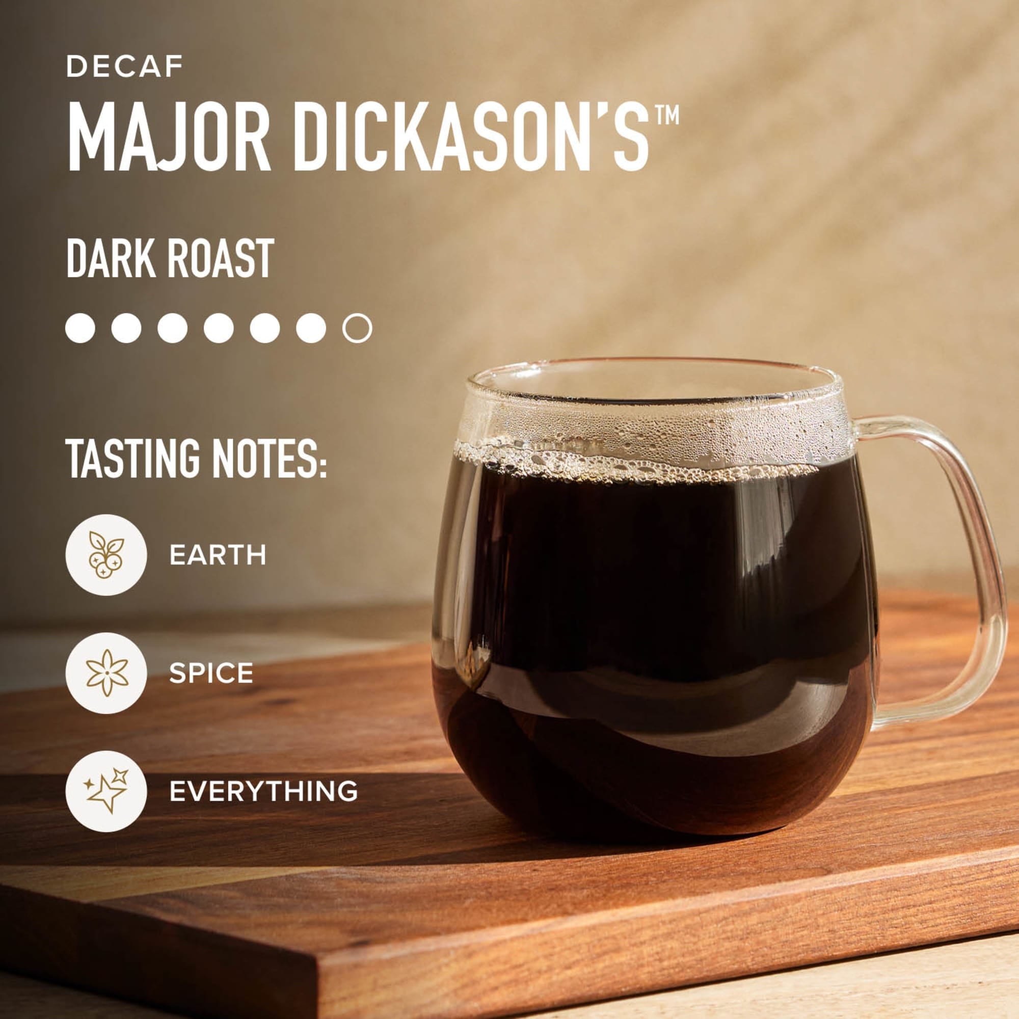 Peet's Coffee Decaf Major Dickason's Blend Premium Dark Roast Ground Coffee 10.5 oz Bag