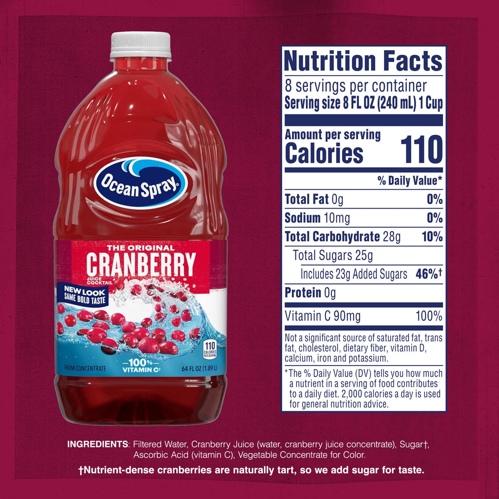 Ocean Spray Cranberry Juice Cocktail 64 fl oz Bottle