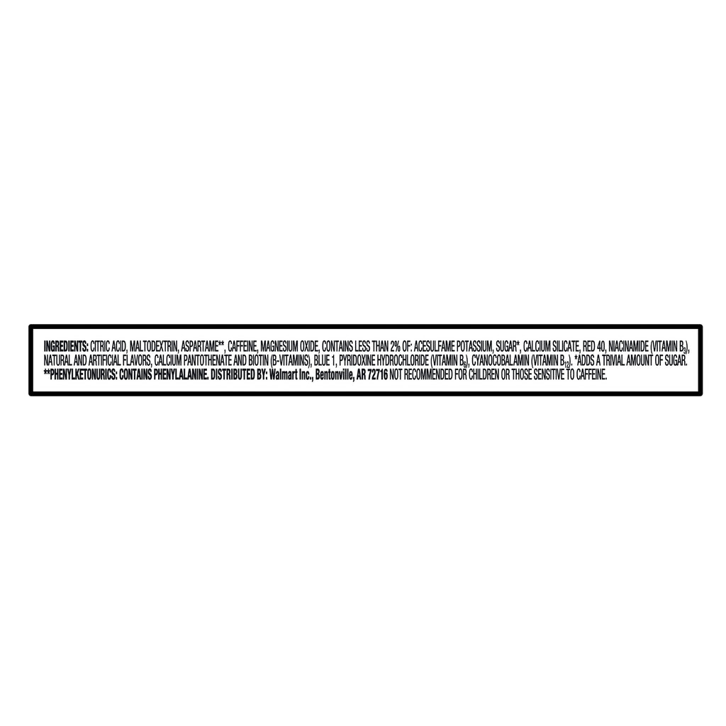 Great Value Sugar-Free Blueberry Acai Energy Drink Mix Packets 0.08 oz 10 Count