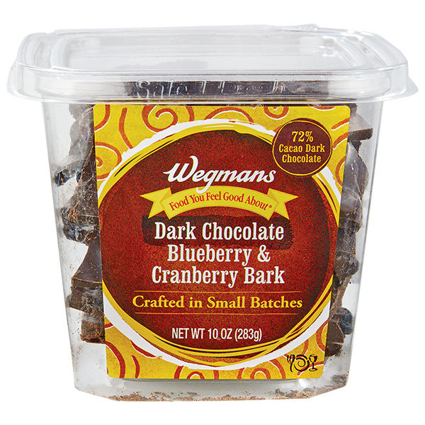 Wegmans Dark Chocolate Blueberry & Cranberry Bark