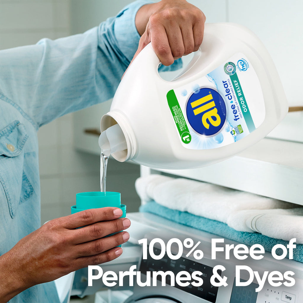 all Free Clear Odor Relief Liquid Laundry Detergent 118 fl oz 79 Loads