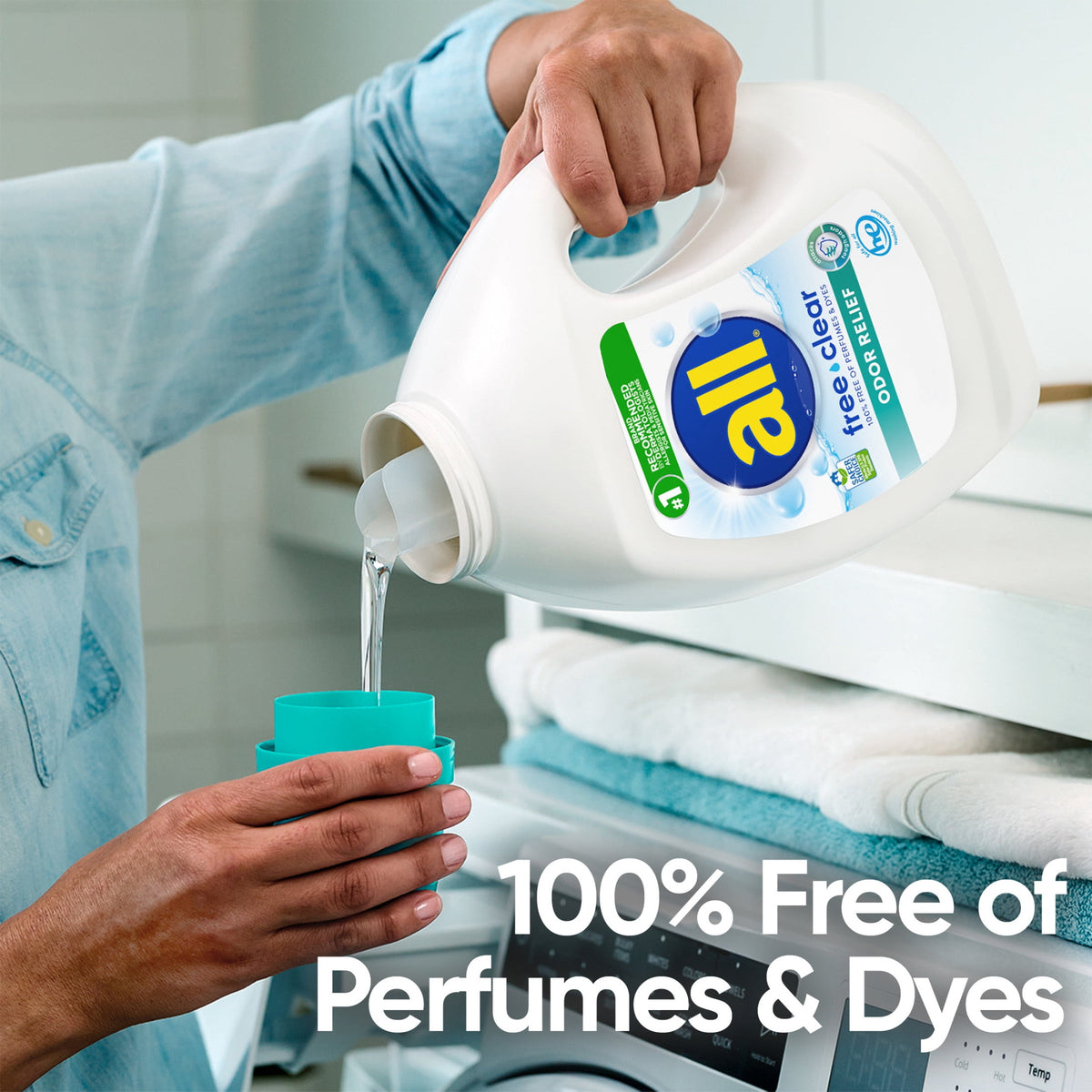 all Free Clear Odor Relief Liquid Laundry Detergent 118 fl oz 79 Loads