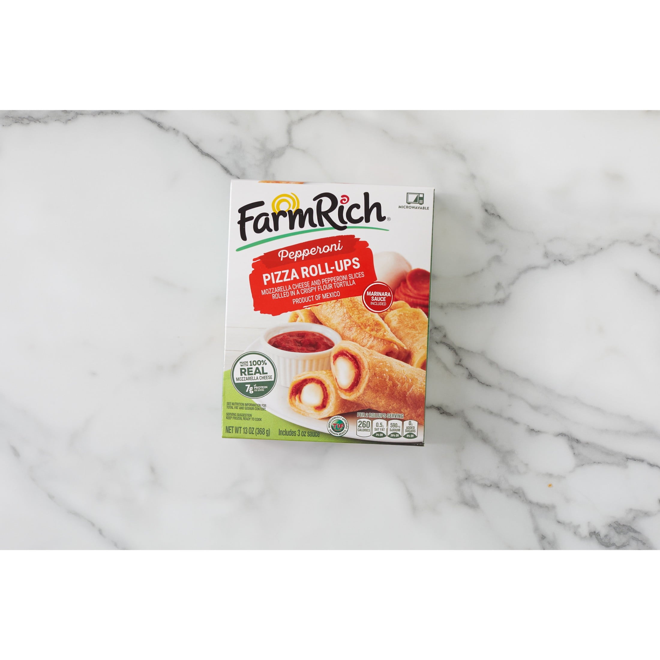 Farm Rich Pepperoni Pizza Roll-Ups Frozen 13 Oz