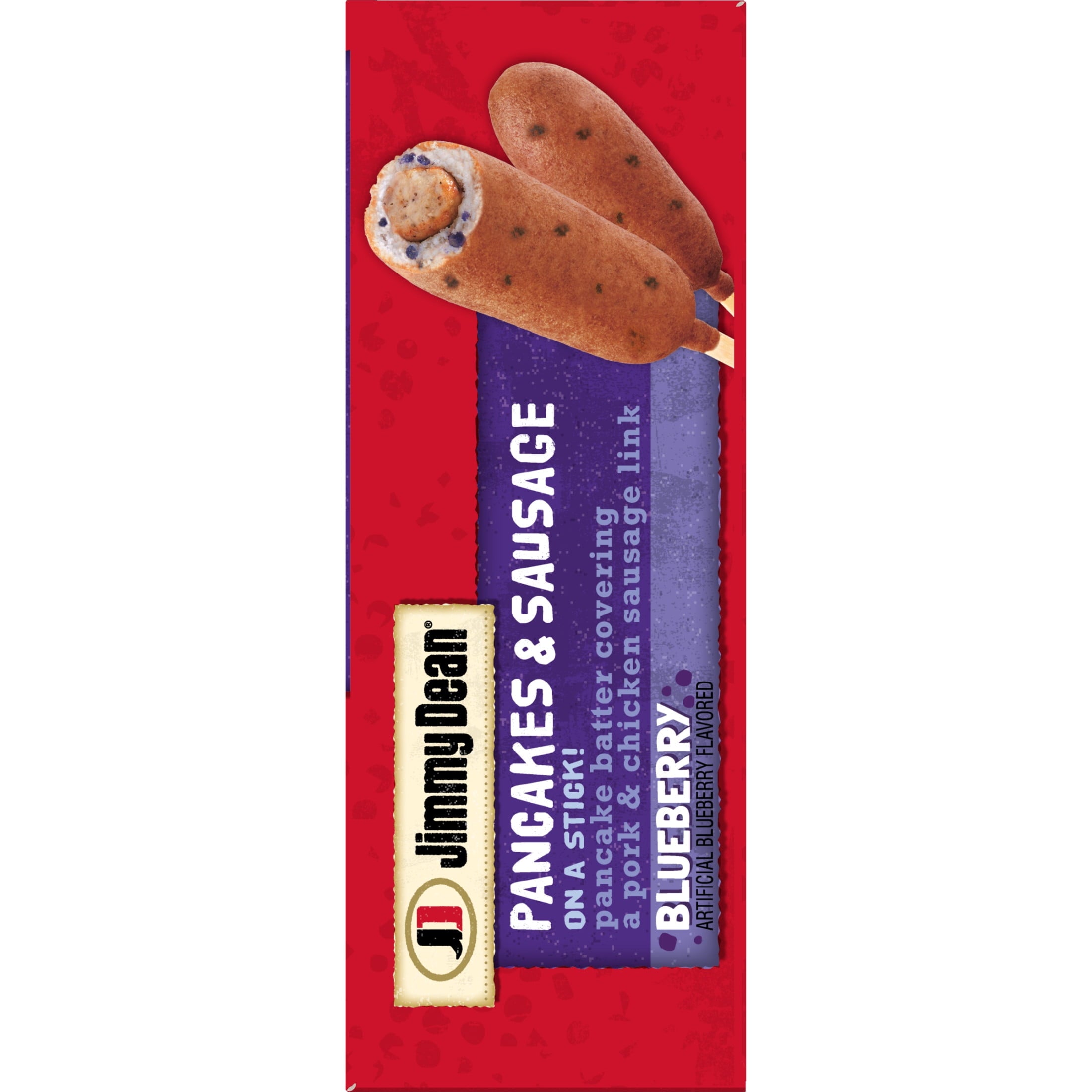 Jimmy Dean Blueberry Pancakes & Sausage On A Stick Frozen 30 Oz 12 Count