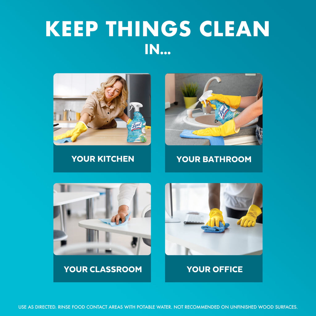 Lysol All-Purpose Cleaner Sanitizing Disinfecting Spray Coconut & Sea Minerals Scent 32 fl oz
