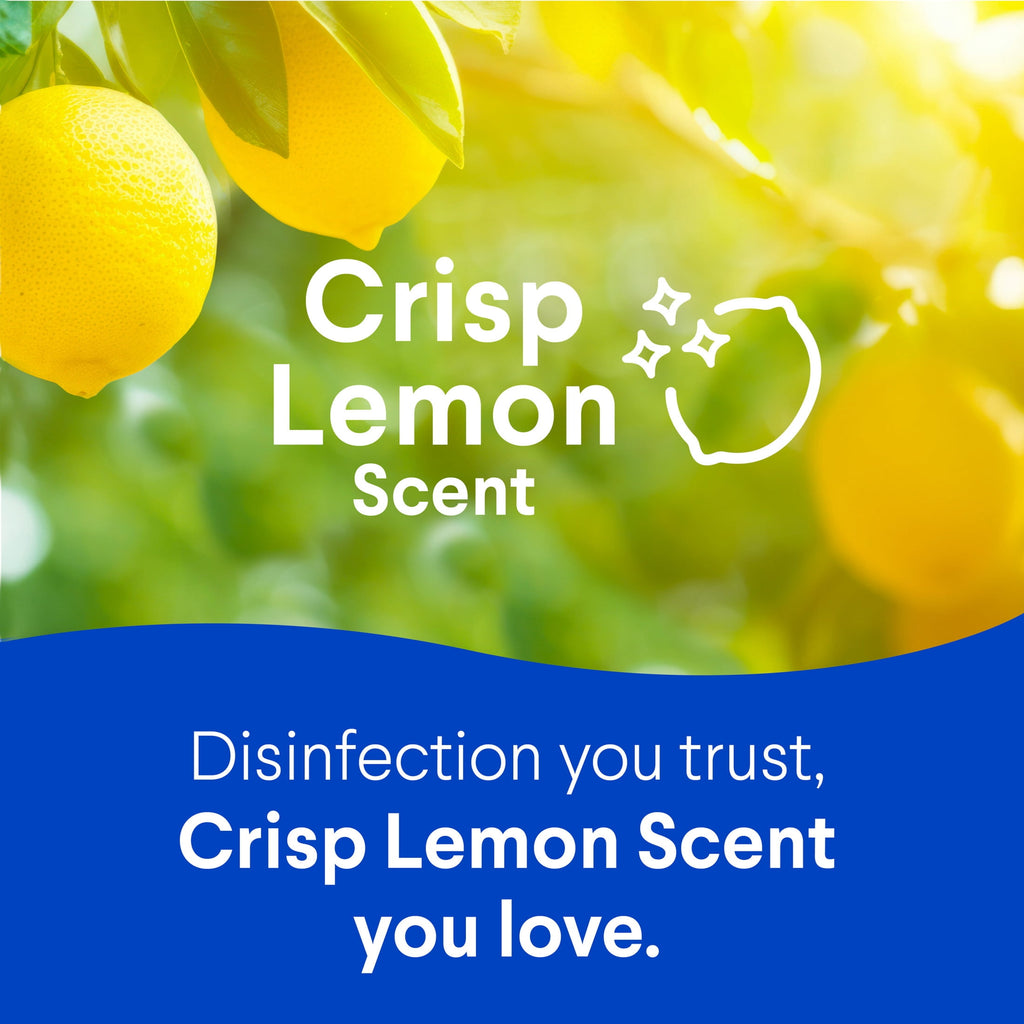 Clorox Disinfecting Wipes Bleach Free Crisp Lemon 75 Count