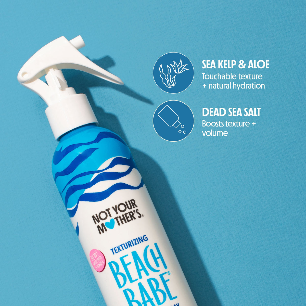 Not Your Mother's Beach Babe Texturizing Sea Salt Spray Tropical Vanilla Coconut 8 fl oz