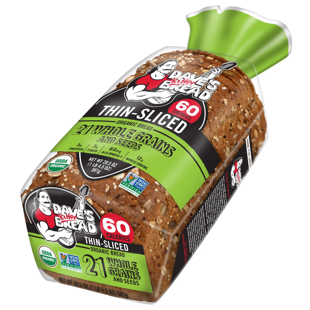Organic Thin Sliced 21 Whole Grains and Seeds Bread 20.5 Oz
