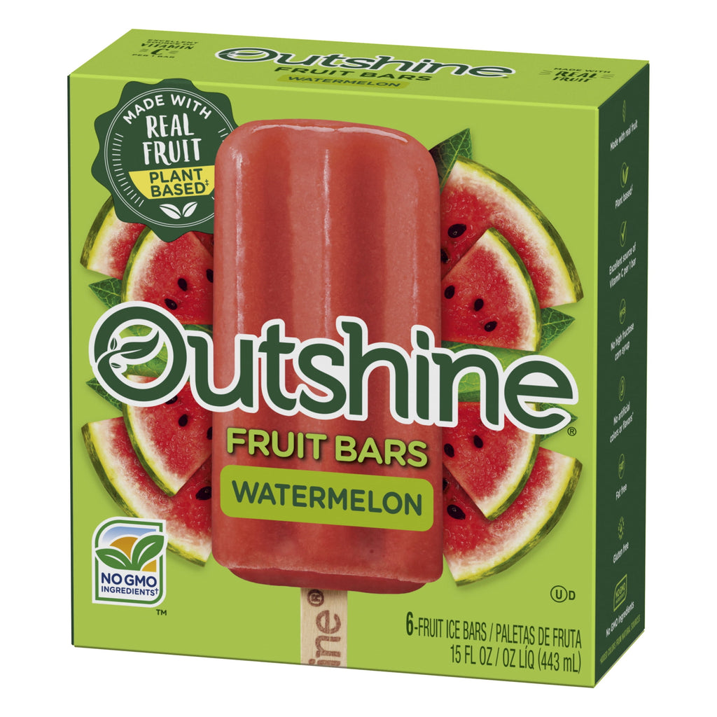 Outshine Watermelon Frozen Fruit Bars 6 Count