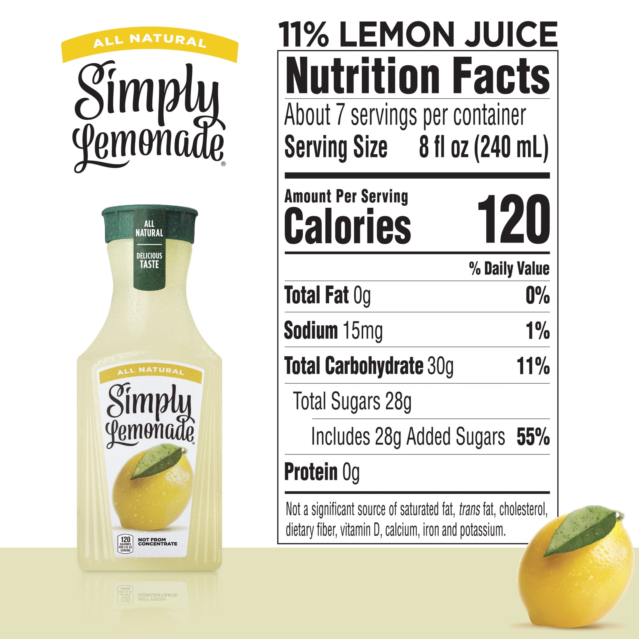 Simply Lemonade Juice Drink 52 fl oz Bottle
