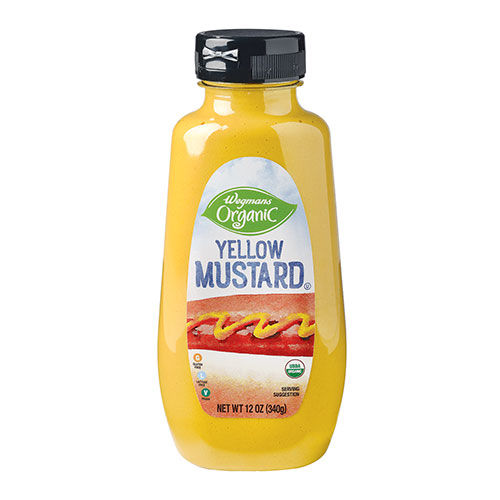 Wegmans Organic Yellow Mustard 12 oz