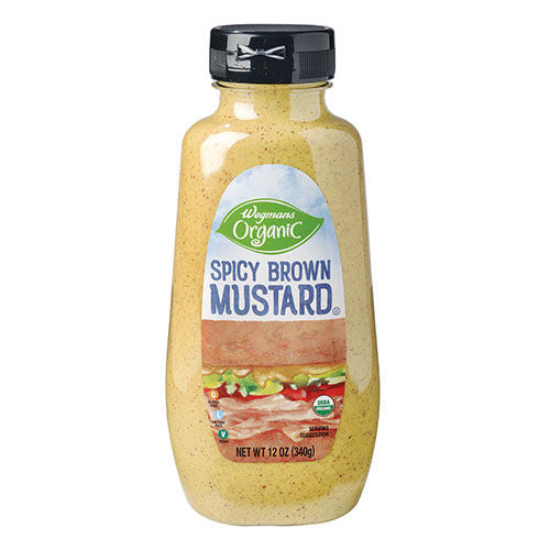 Wegmans Organic Spicy Brown Mustard 12 oz
