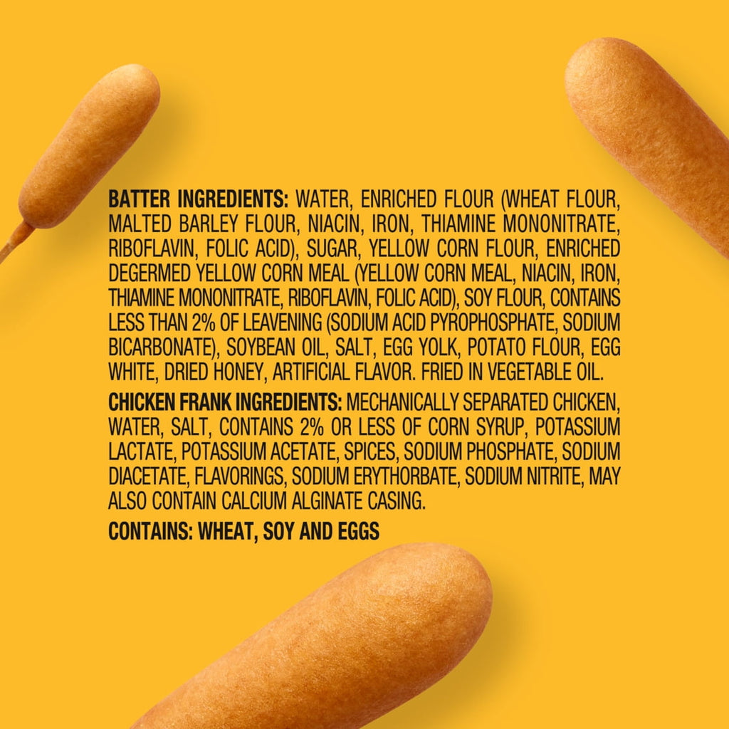 Foster Farms Honey Crunchy Corn Dogs Frozen 42.72 Oz 16 Count