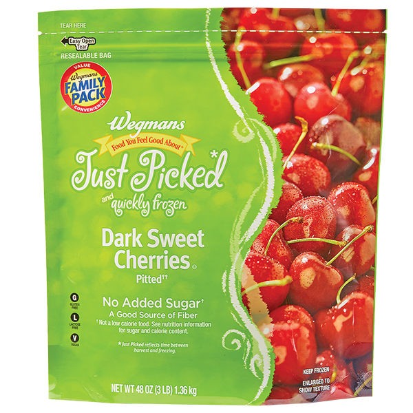 Wegmans Frozen Dark Sweet Cherries Family Pack 48 oz