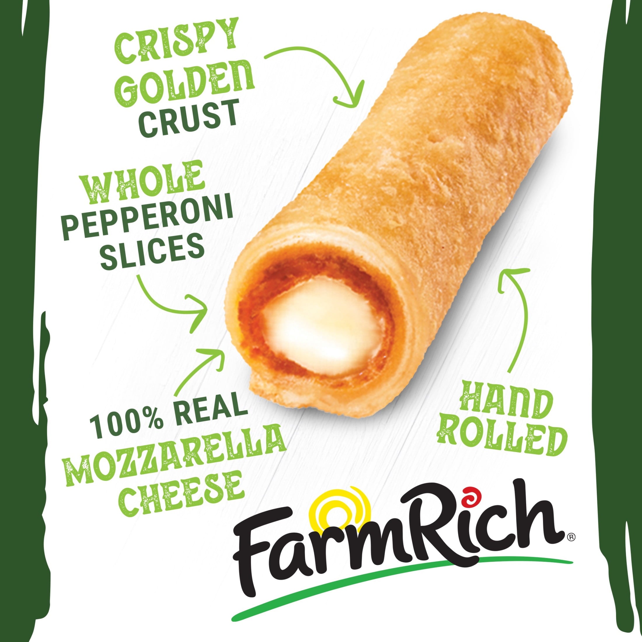 Farm Rich Pepperoni Pizza Roll-Ups Frozen 13 Oz