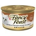 Fancy Feast Grilled Gourmet Liver & Chicken Feast in Gravy Cat Food 3 oz