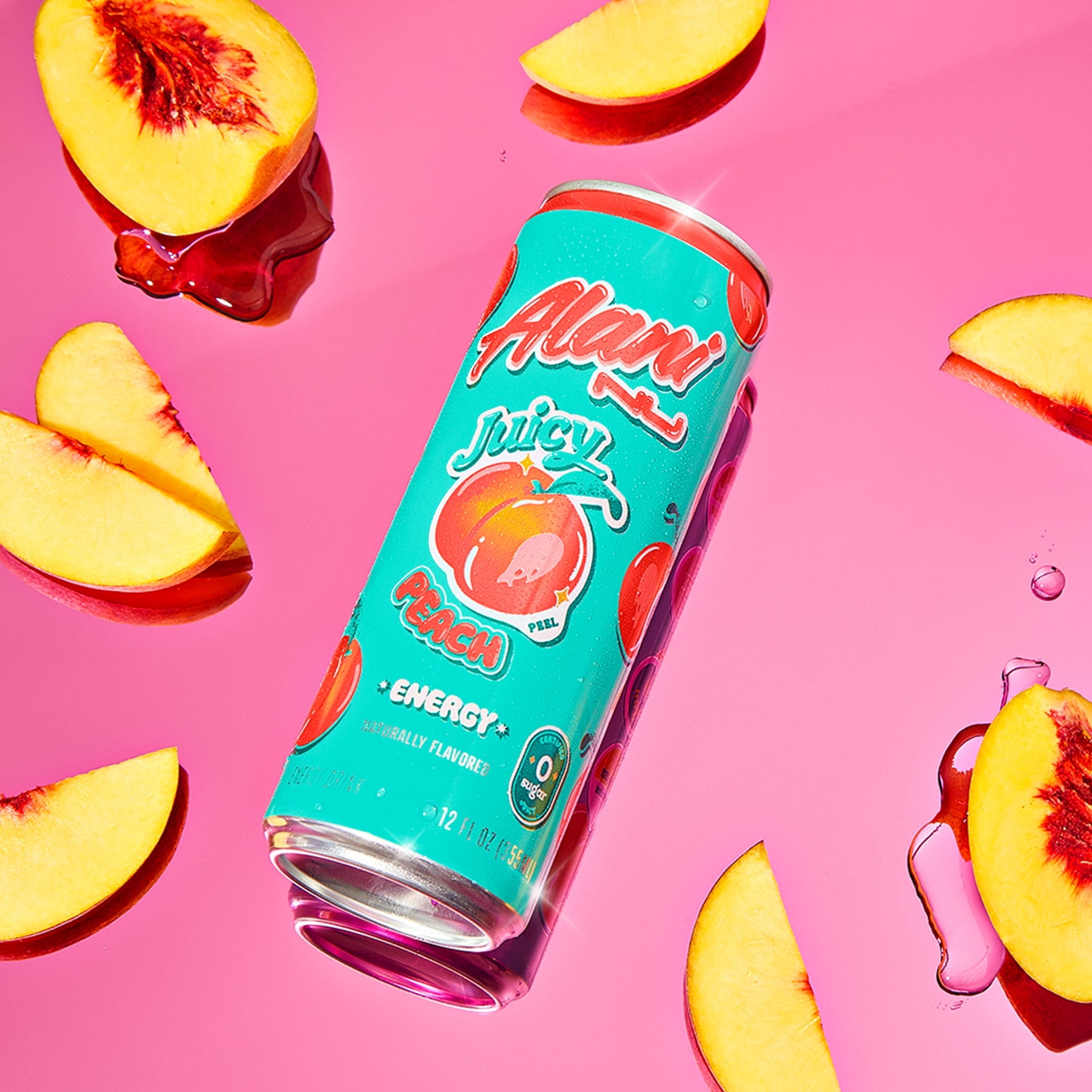 Alani Nu Juicy Peach Energy Drink 12 fl oz Single Can