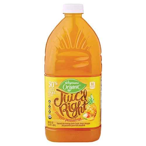 Wegmans Organic Mango Pineapple Passionfruit Juic'd Right
64 fl. oz.