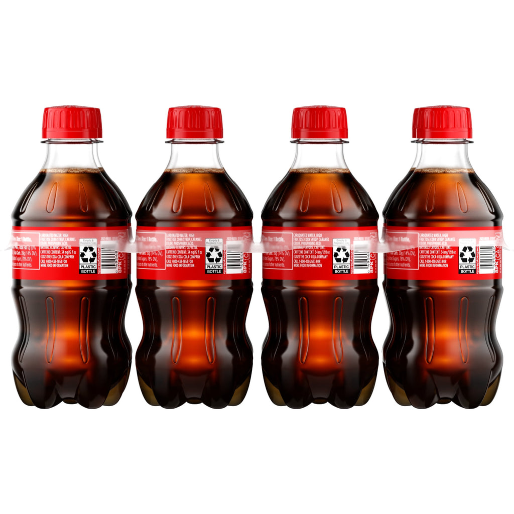 Soda Pop Bottles 12 Fl Oz 8 Pack Coca-Cola
