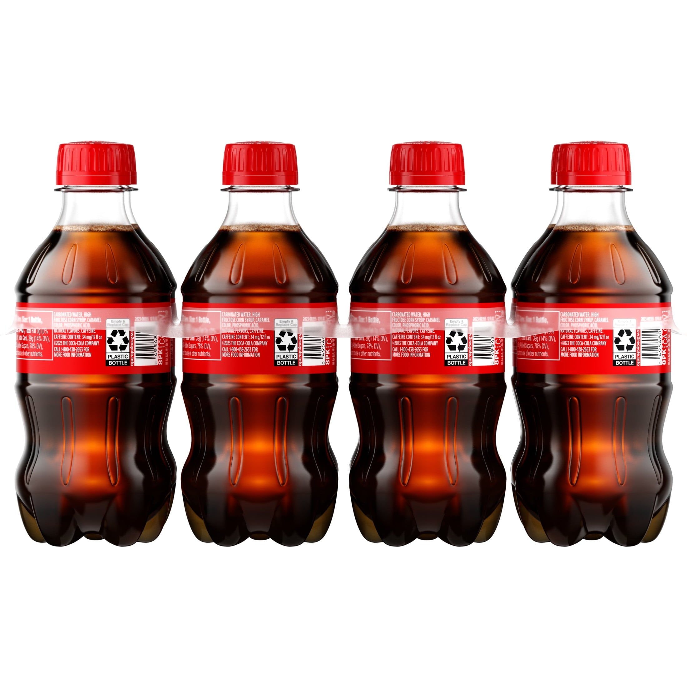 Soda Pop Bottles 12 Fl Oz 8 Pack Coca-Cola