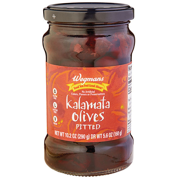 Wegmans Pitted Kalamata Olives 5.6 Oz