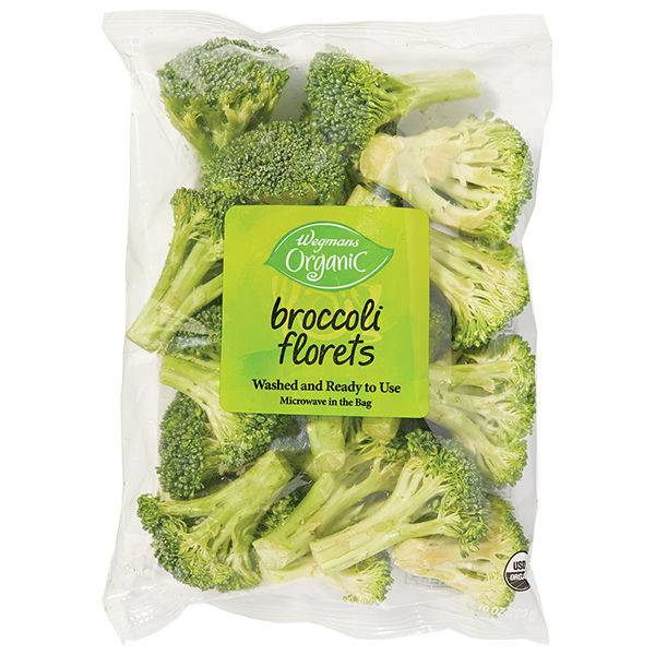 Wegmans Organic Broccoli Florets 12 Oz