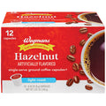 Wegmans Hazelnut Coffee Light Roast Capsules 12 Count