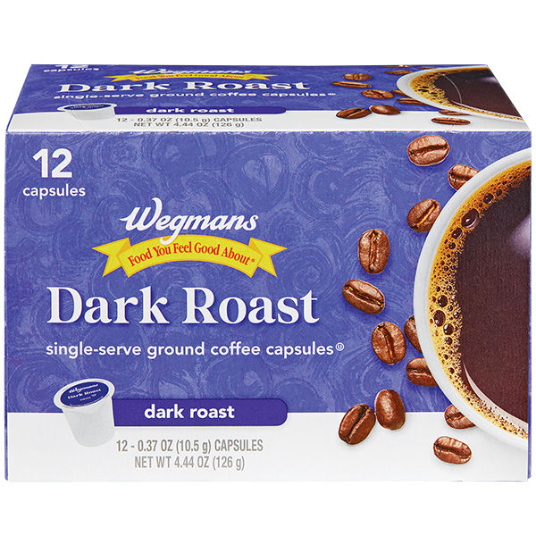Wegmans Dark Roast Coffee Capsules 12 Count