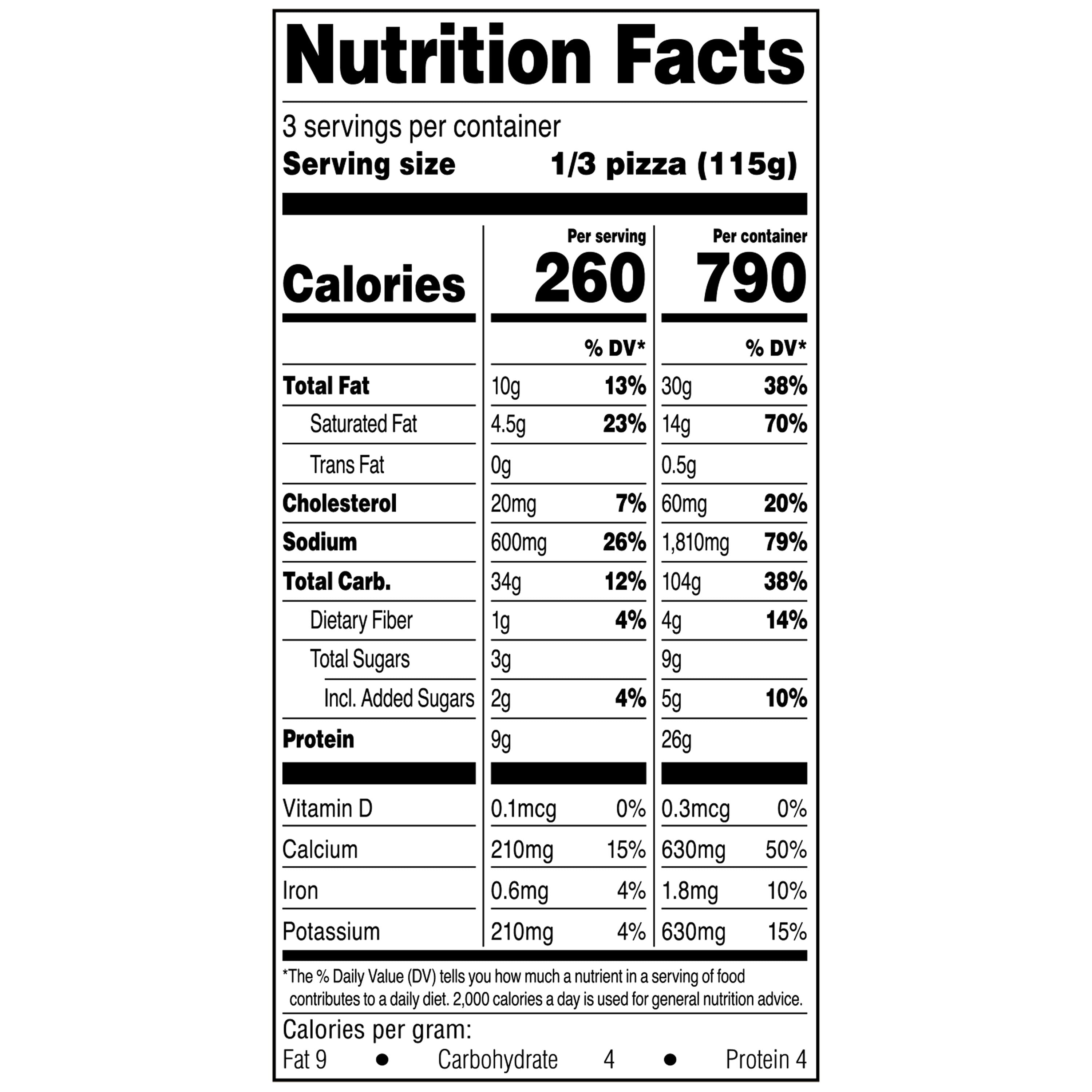 Bettergoods Gluten-Free Cauliflower Thin Crust Margherita Pizza 11.8 Oz Frozen