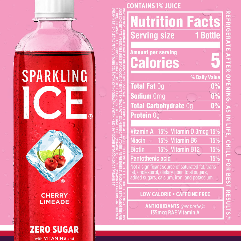 Sparkling Ice Purple Variety Pack Flavored Sparkling Water 17 fl oz 12 Count