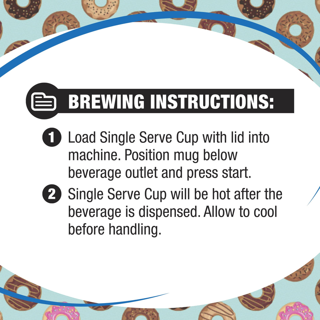 Great Value Donut Shop Naturally Caffeinated Medium Roast Ground Coffee Pods 48 Count
