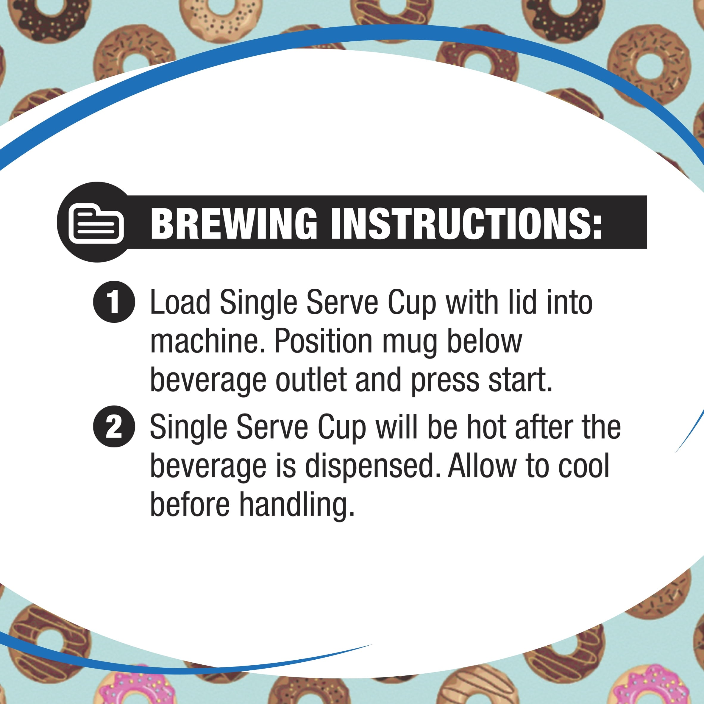 Great Value Donut Shop Naturally Caffeinated Medium Roast Ground Coffee Pods 48 Count