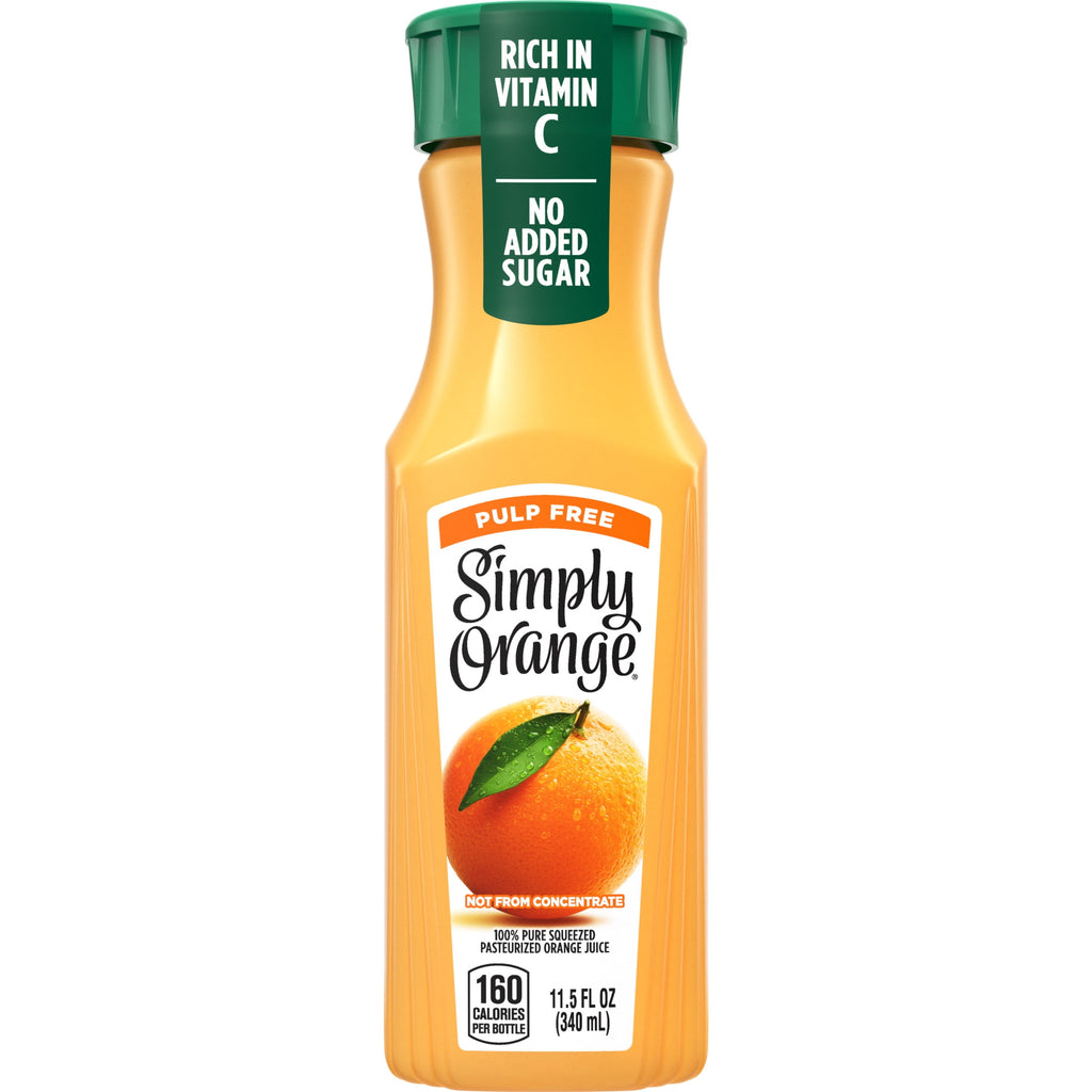 Simply Orange Pulp-Free Orange Juice 11.5 fl oz