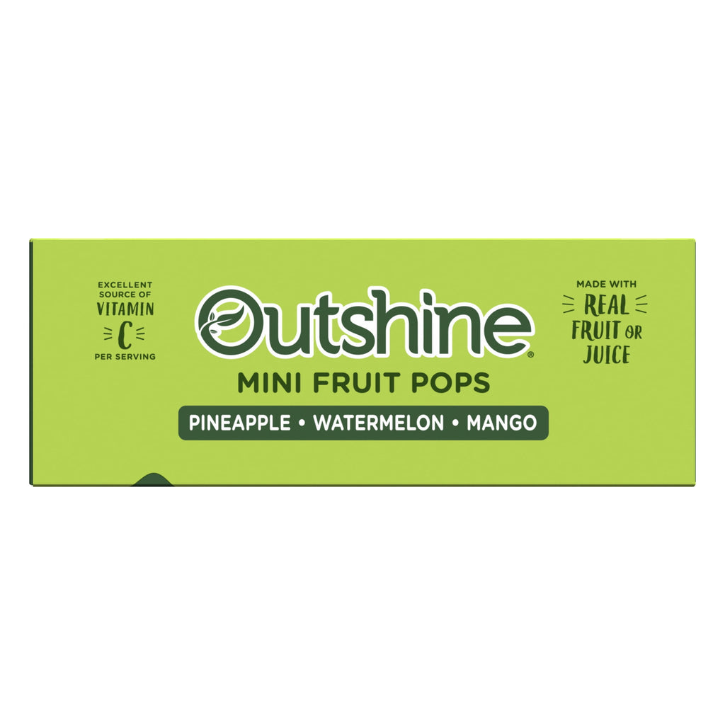Outshine Pineapple Watermelon Mango Mini Fruit Pops 12 Count 18 Fl Oz