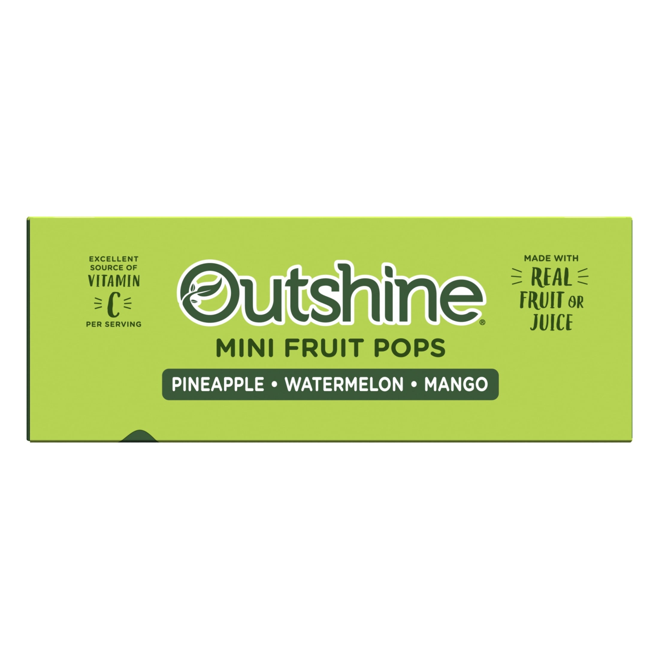 Outshine Pineapple Watermelon Mango Mini Fruit Pops 12 Count 18 Fl Oz