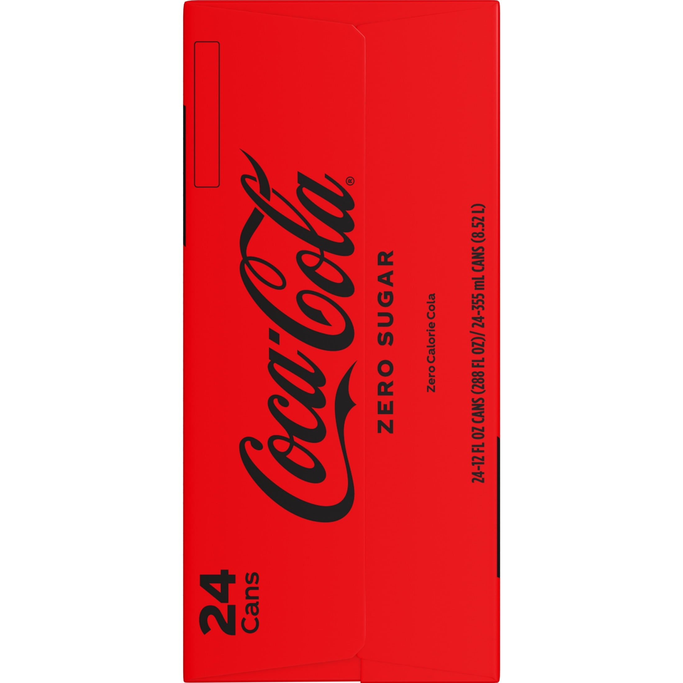 Zero Sugar Soda Pop Cans 12 Fl Oz 24 Pack Coca-Cola