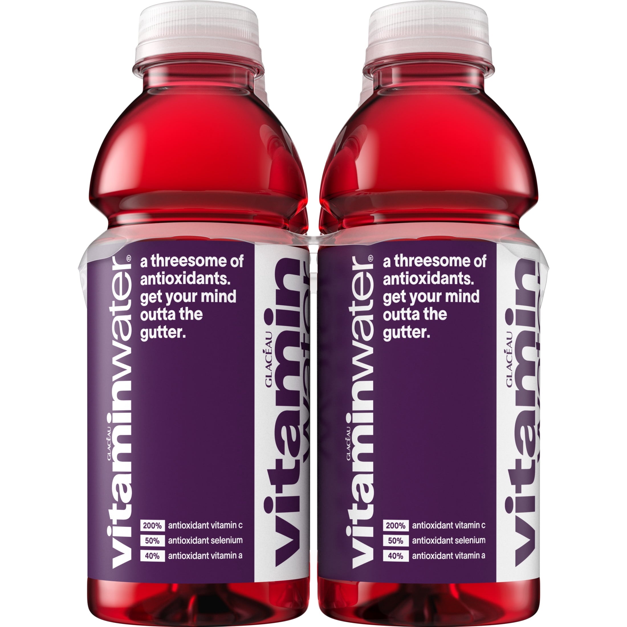 vitaminwater XXX Zero Sugar Acai-Blueberry-Pomegranate Water Beverage 16.9 fl oz Plastic Bottles 6 Pack