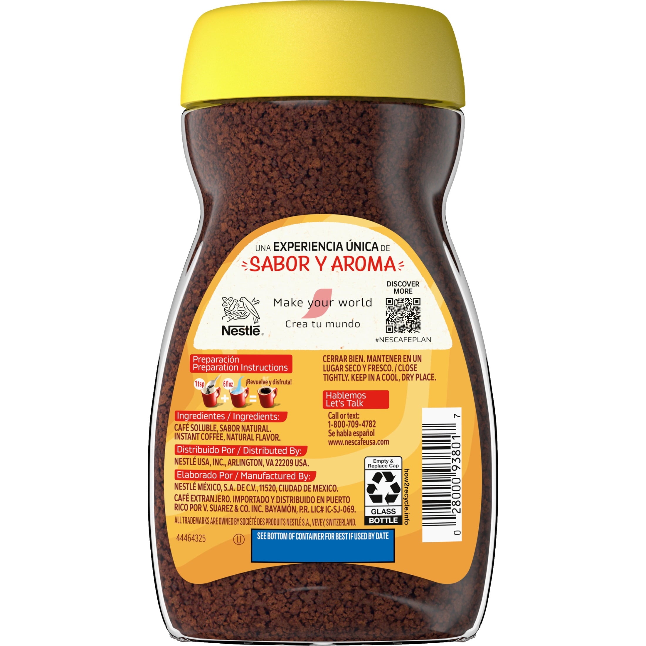 NESCAFÉ Vanilla Naturally Caffeinated Medium Instant Flavored Coffee 6 oz Jar