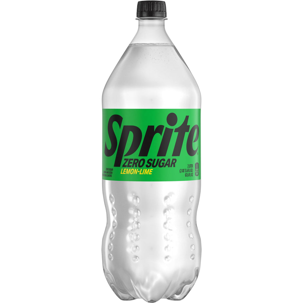 Sprite Zero Sugar Lemon-Lime Caffeine Free Soda Pop Bottle 2 Liters
