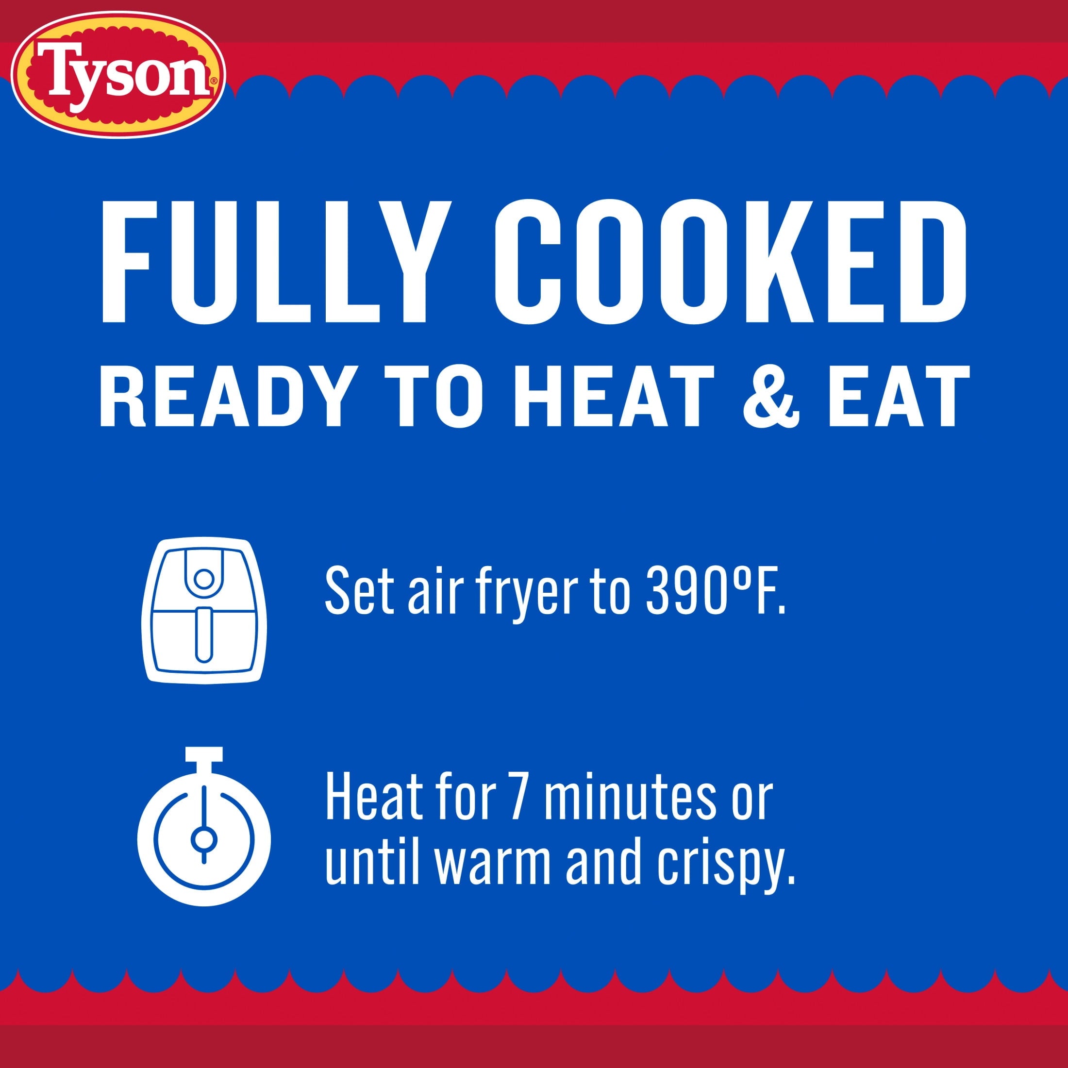 Tyson Frozen White Meat Chicken Nuggets Family Pack 64 Oz