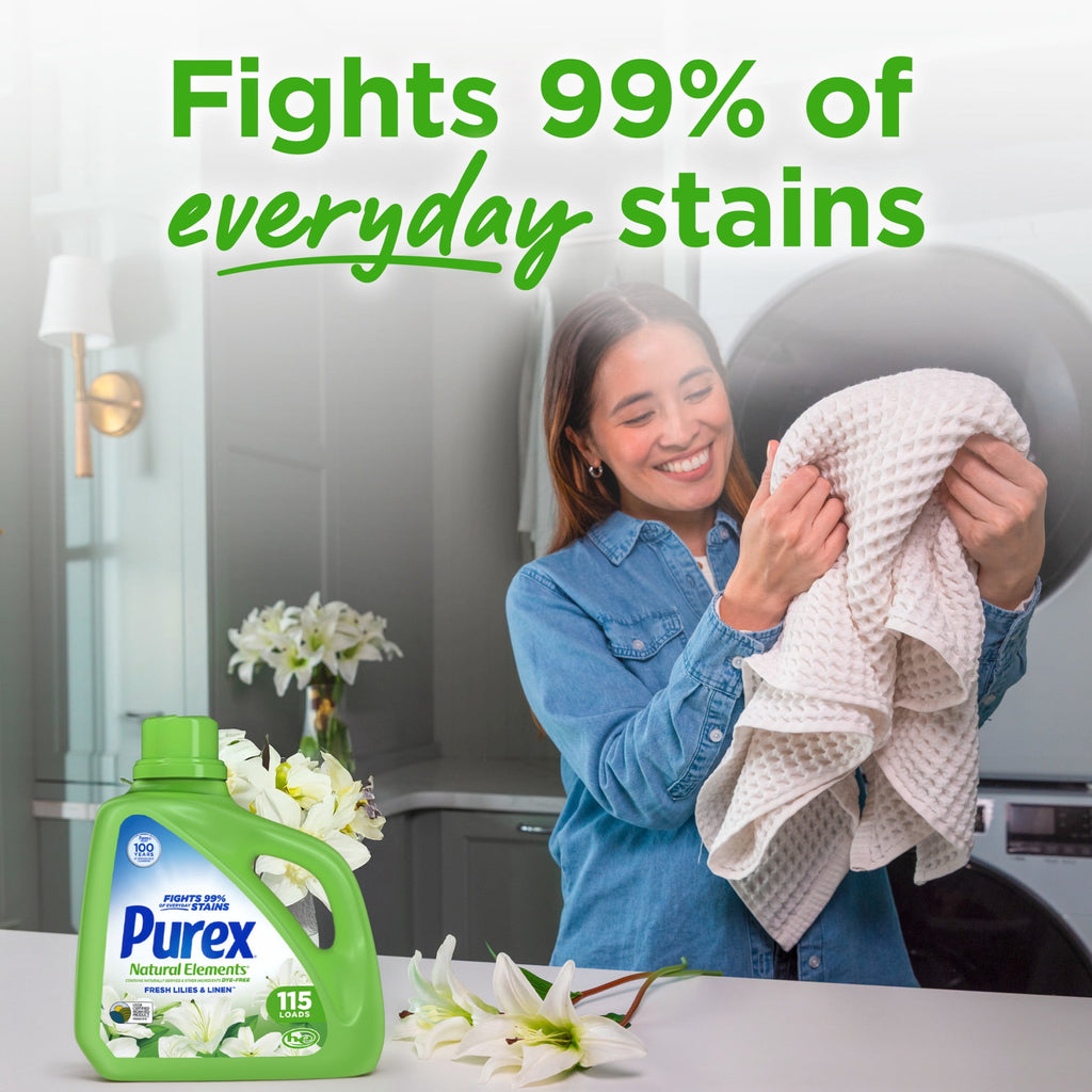 Purex Natural Elements Fresh Lilies & Linen Liquid Laundry Detergent