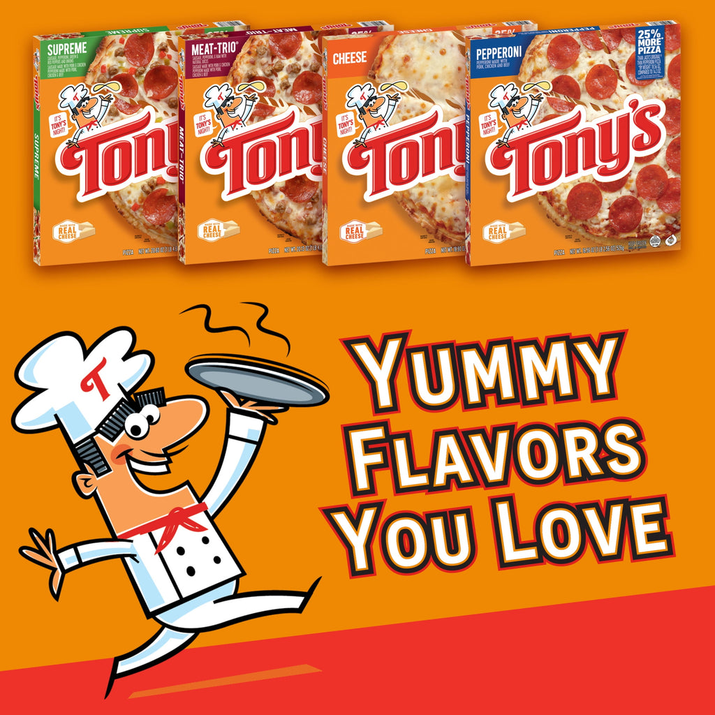 Tony's Meat Trio Pizzeria Style Crust Frozen Pizza 20.13 Oz