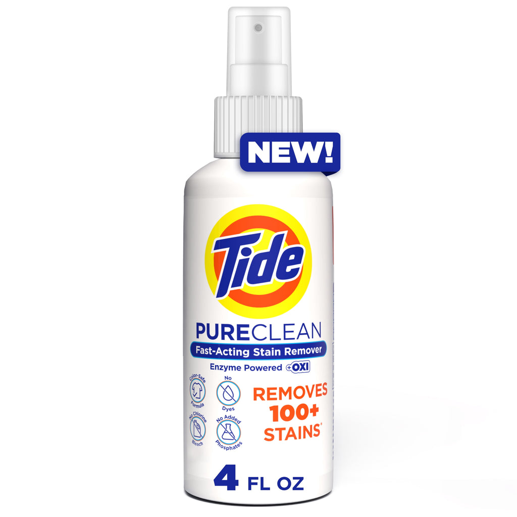 Tide PureClean Enzyme Powered Stain Remover with OXI 4 fl oz