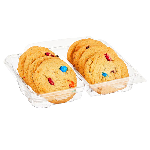 Cookies Made With M&M's Candies 14 Oz 10 Count Freshness Guaranteed